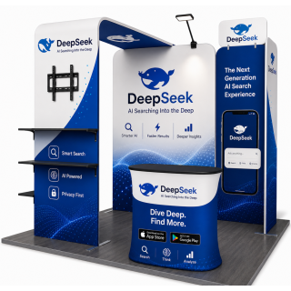 10x10ft Trade Show Booth Kit - B3