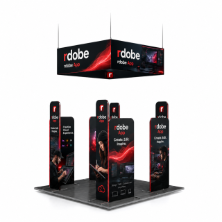 10x10ft Trade Show Booth Kit - B4