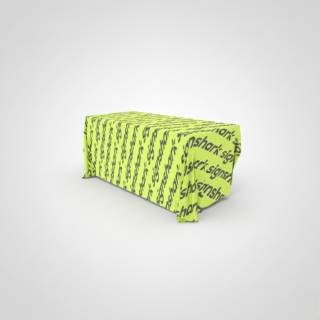 6 ft 3 Sided Table Cover