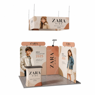10x10ft Trade Show Booth Kit - B1