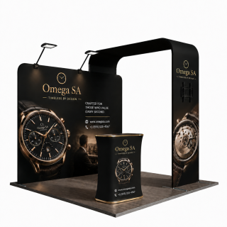 10x10ft Trade Show Booth Kit - A8