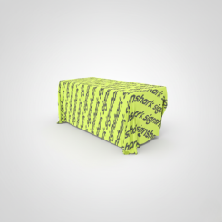 6 ft 3 Sided Table Cover