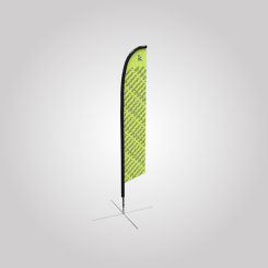Feather Angled Flag (Large)