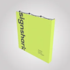 8ft Straight Velcro Fabric Pop Up Display