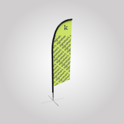 Feather Angled Flag (Small)