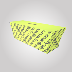 8ft 3 Sided Stretch Table Cover